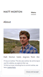 Mobile Screenshot of mattmortonpoetry.com